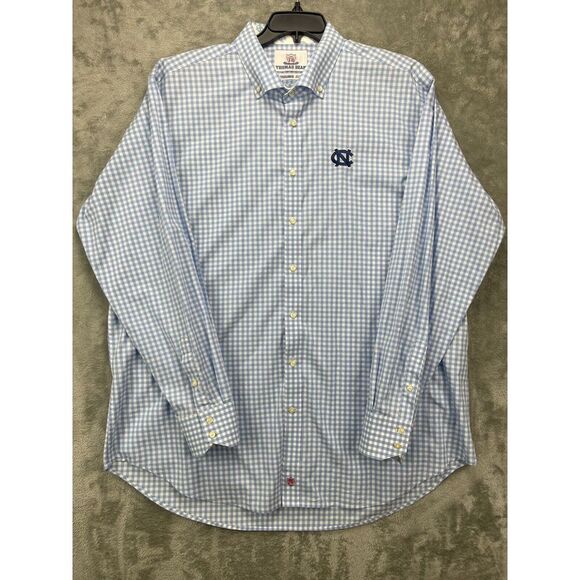 Thomas Dean Collegiate Men's Shirt North‎ Carolina Tarheels 3XL XXXL Flip Cuffs - Picture 1 of 9